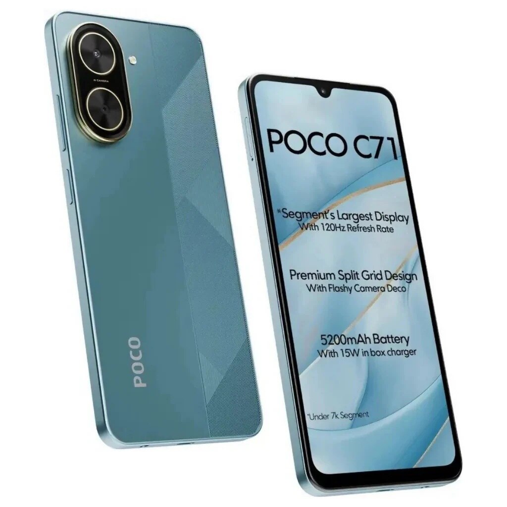 Xiaomi POCO C71 128Gb 4Ram Color Azul Nuevo Libre